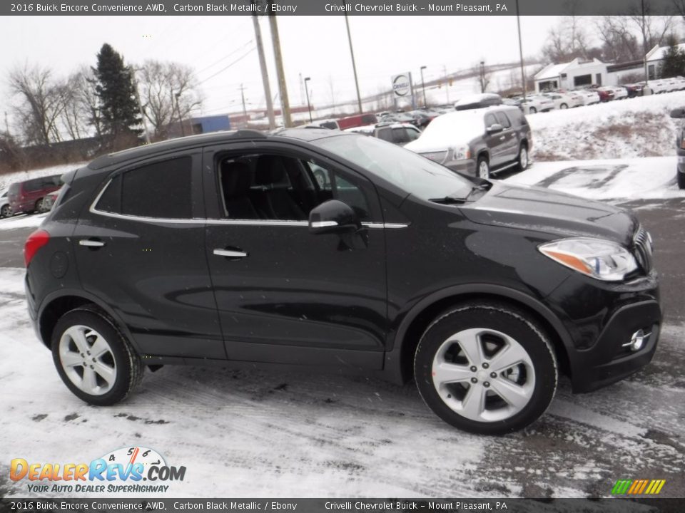 2016 Buick Encore Convenience AWD Carbon Black Metallic / Ebony Photo #7