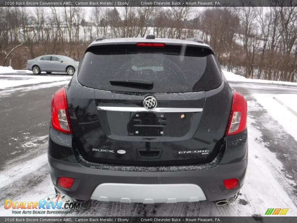 2016 Buick Encore Convenience AWD Carbon Black Metallic / Ebony Photo #8
