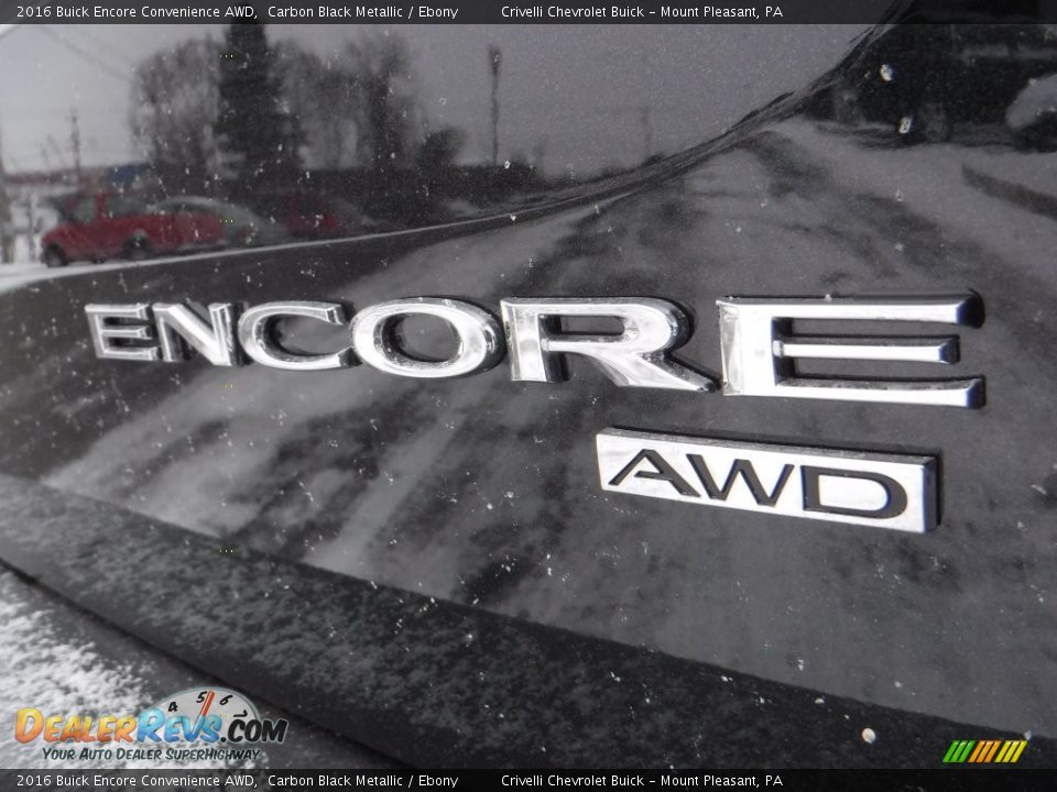2016 Buick Encore Convenience AWD Carbon Black Metallic / Ebony Photo #9