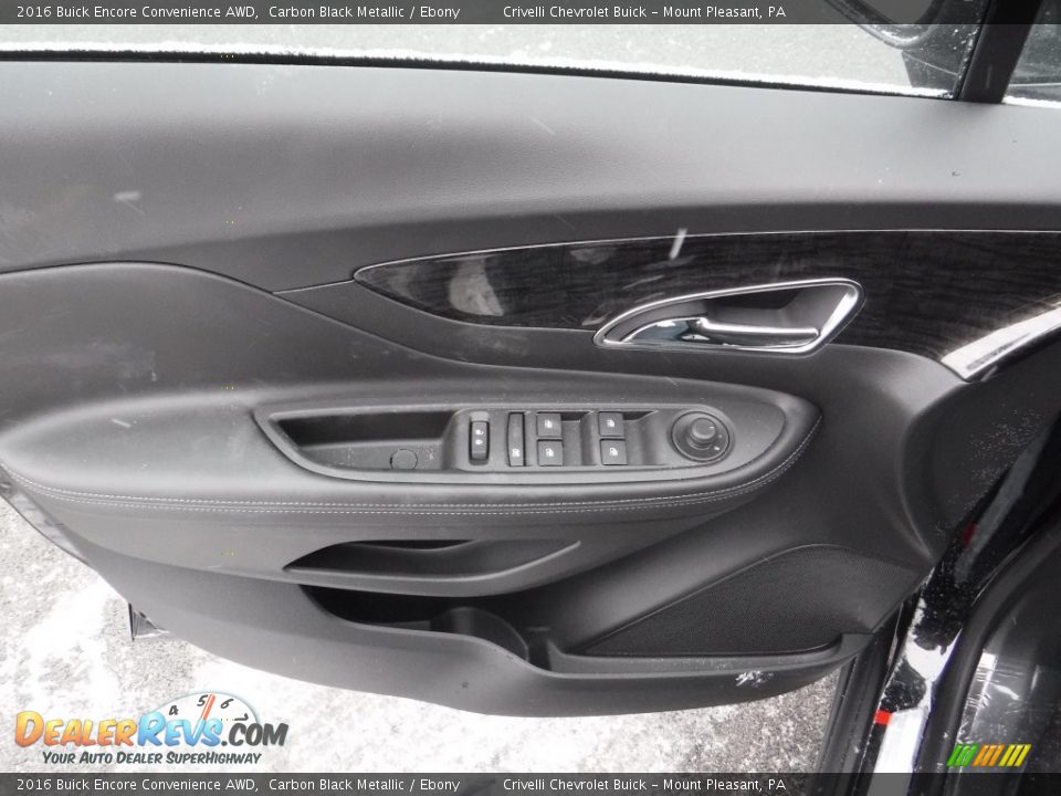 2016 Buick Encore Convenience AWD Carbon Black Metallic / Ebony Photo #10