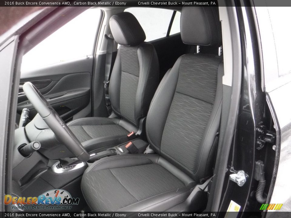 2016 Buick Encore Convenience AWD Carbon Black Metallic / Ebony Photo #12
