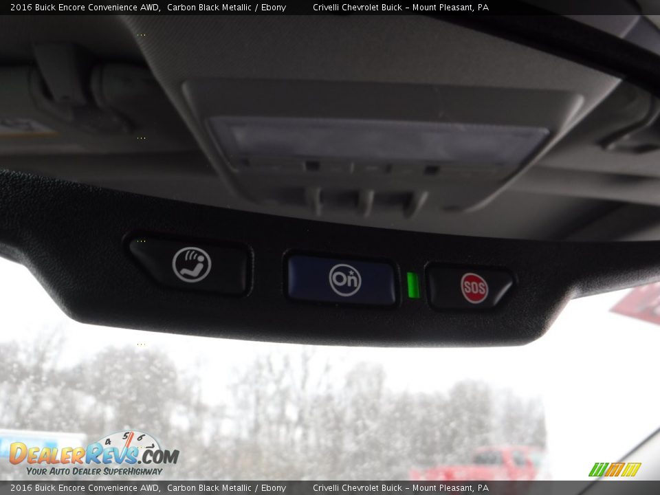 2016 Buick Encore Convenience AWD Carbon Black Metallic / Ebony Photo #15