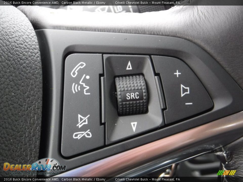2016 Buick Encore Convenience AWD Carbon Black Metallic / Ebony Photo #19