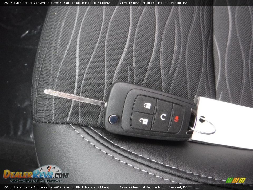2016 Buick Encore Convenience AWD Carbon Black Metallic / Ebony Photo #24