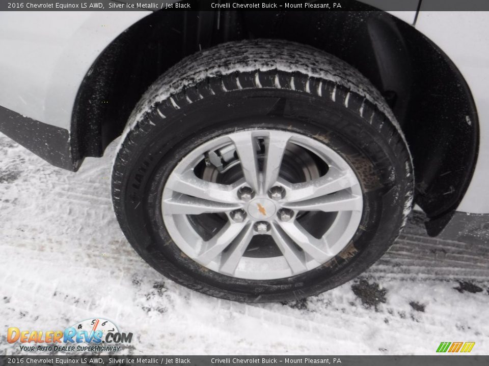 2016 Chevrolet Equinox LS AWD Silver Ice Metallic / Jet Black Photo #5