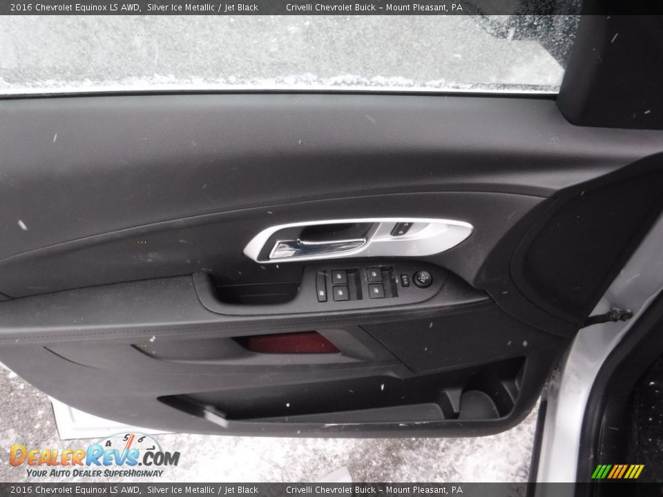 2016 Chevrolet Equinox LS AWD Silver Ice Metallic / Jet Black Photo #8