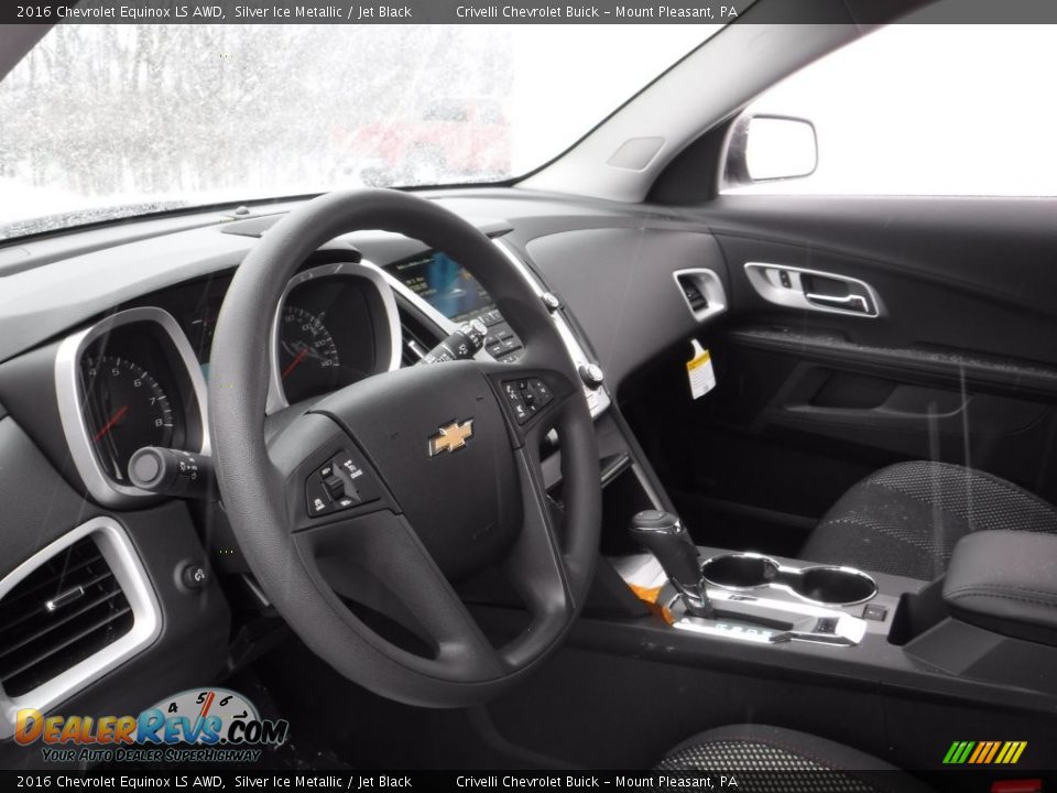 2016 Chevrolet Equinox LS AWD Silver Ice Metallic / Jet Black Photo #9