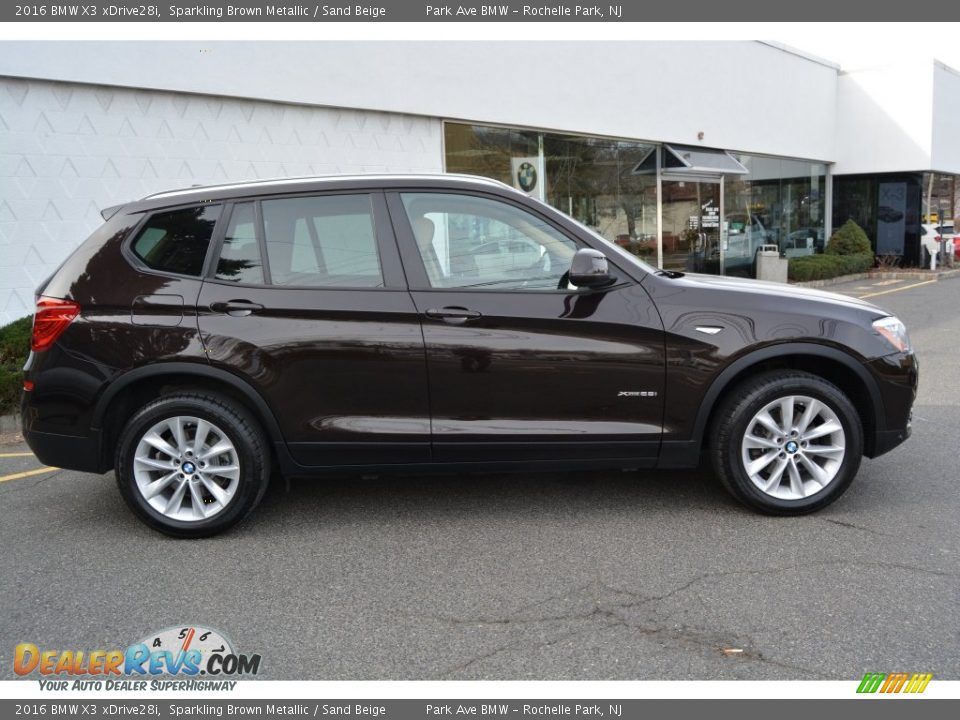 2016 BMW X3 xDrive28i Sparkling Brown Metallic / Sand Beige Photo #2