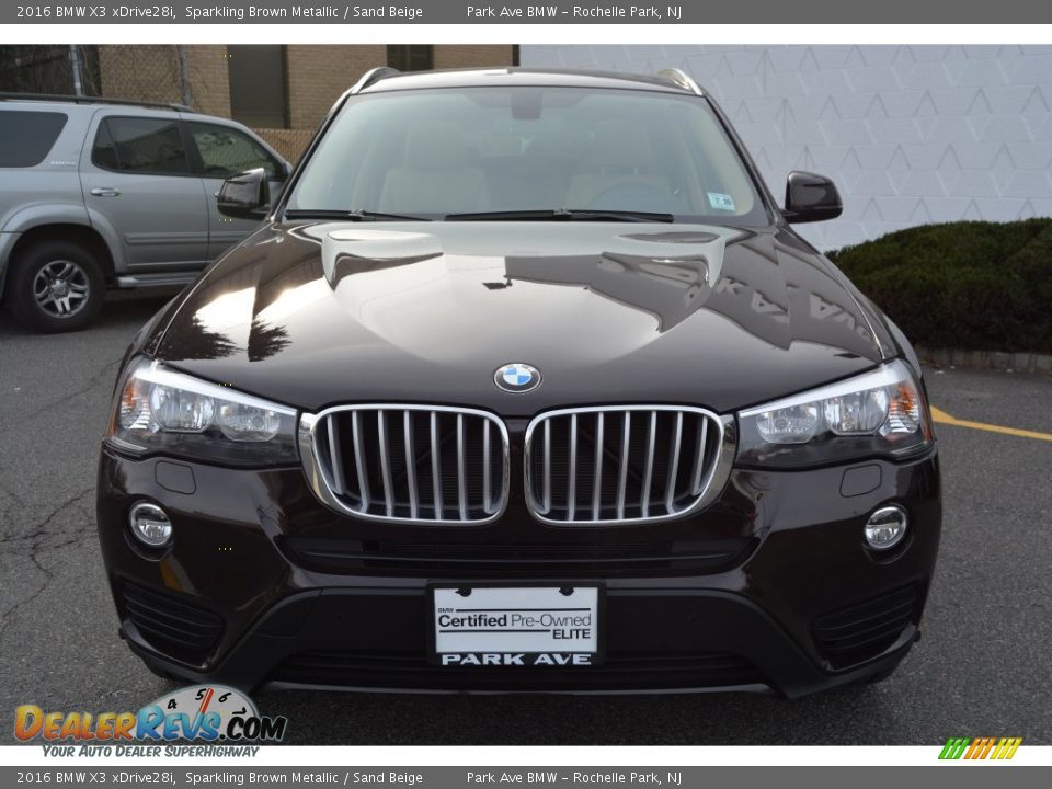 2016 BMW X3 xDrive28i Sparkling Brown Metallic / Sand Beige Photo #7