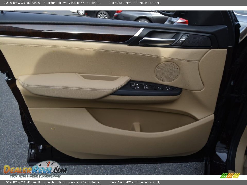 2016 BMW X3 xDrive28i Sparkling Brown Metallic / Sand Beige Photo #8
