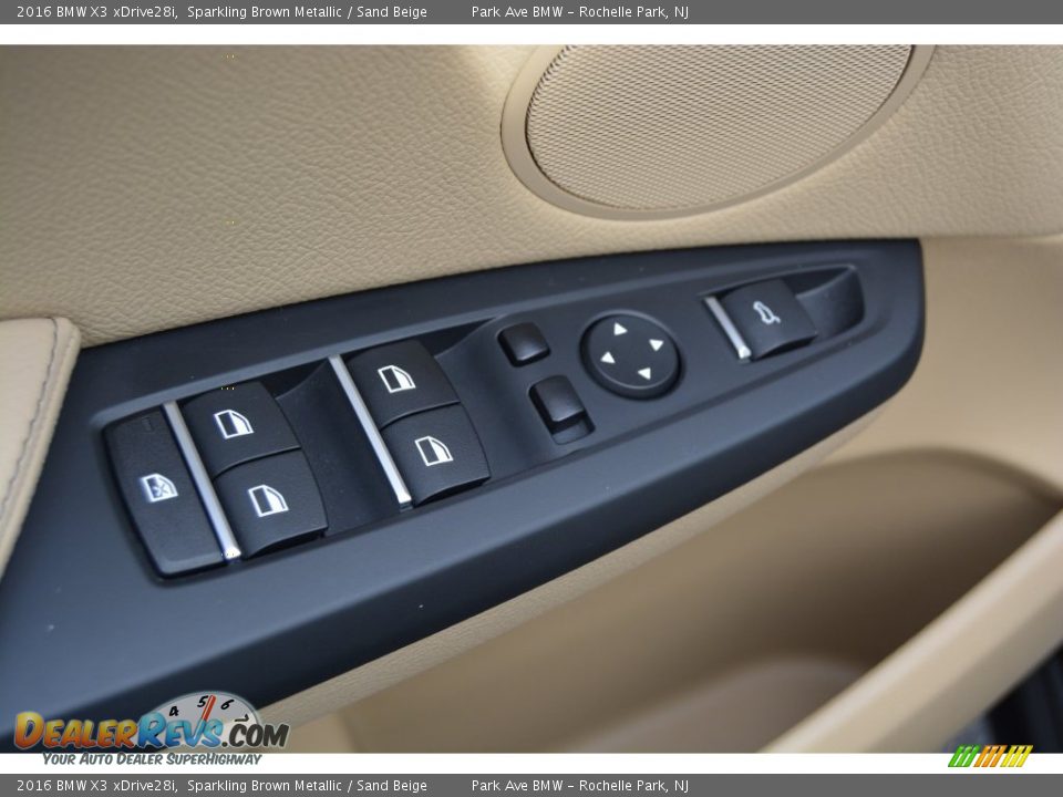 2016 BMW X3 xDrive28i Sparkling Brown Metallic / Sand Beige Photo #9
