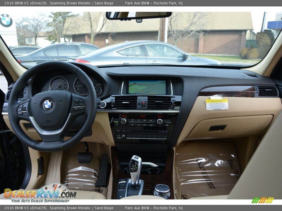 2016 BMW X3 xDrive28i Sparkling Brown Metallic / Sand Beige Photo #15