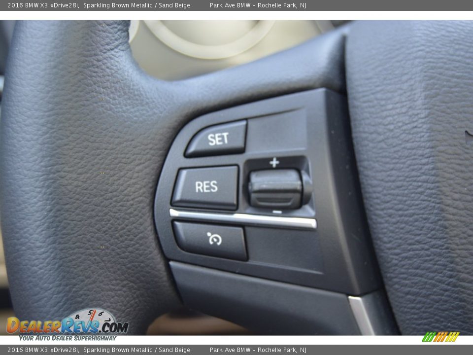 2016 BMW X3 xDrive28i Sparkling Brown Metallic / Sand Beige Photo #19