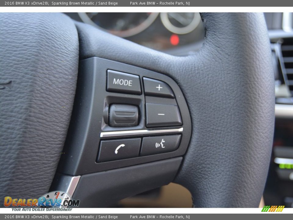 2016 BMW X3 xDrive28i Sparkling Brown Metallic / Sand Beige Photo #20