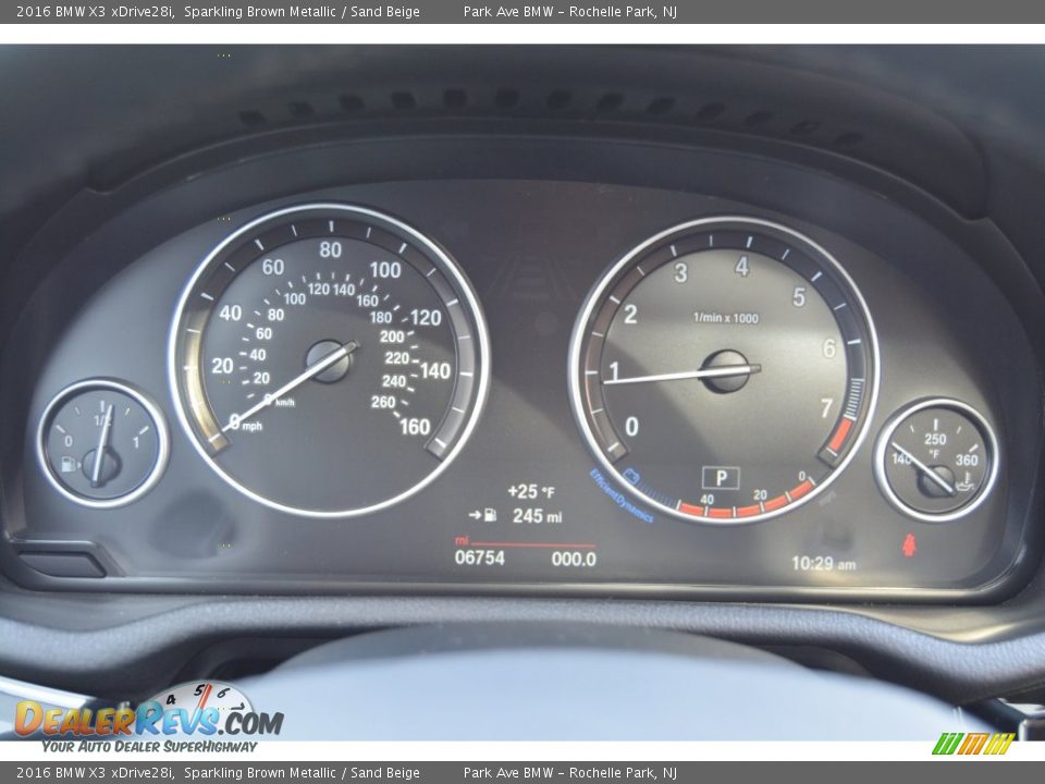 2016 BMW X3 xDrive28i Sparkling Brown Metallic / Sand Beige Photo #21
