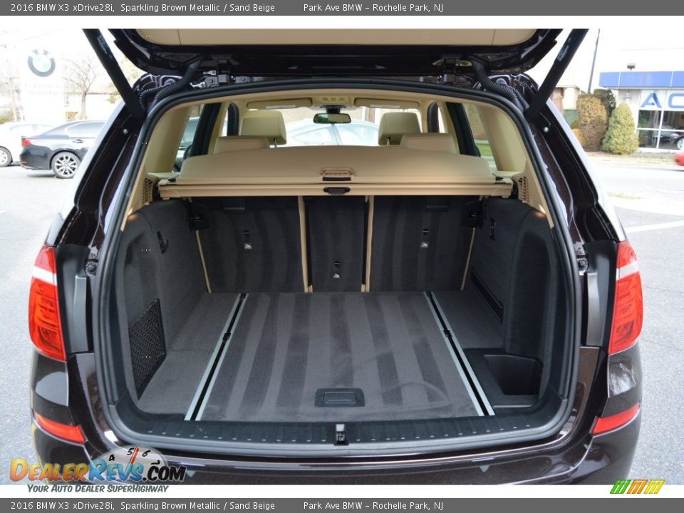 2016 BMW X3 xDrive28i Sparkling Brown Metallic / Sand Beige Photo #22
