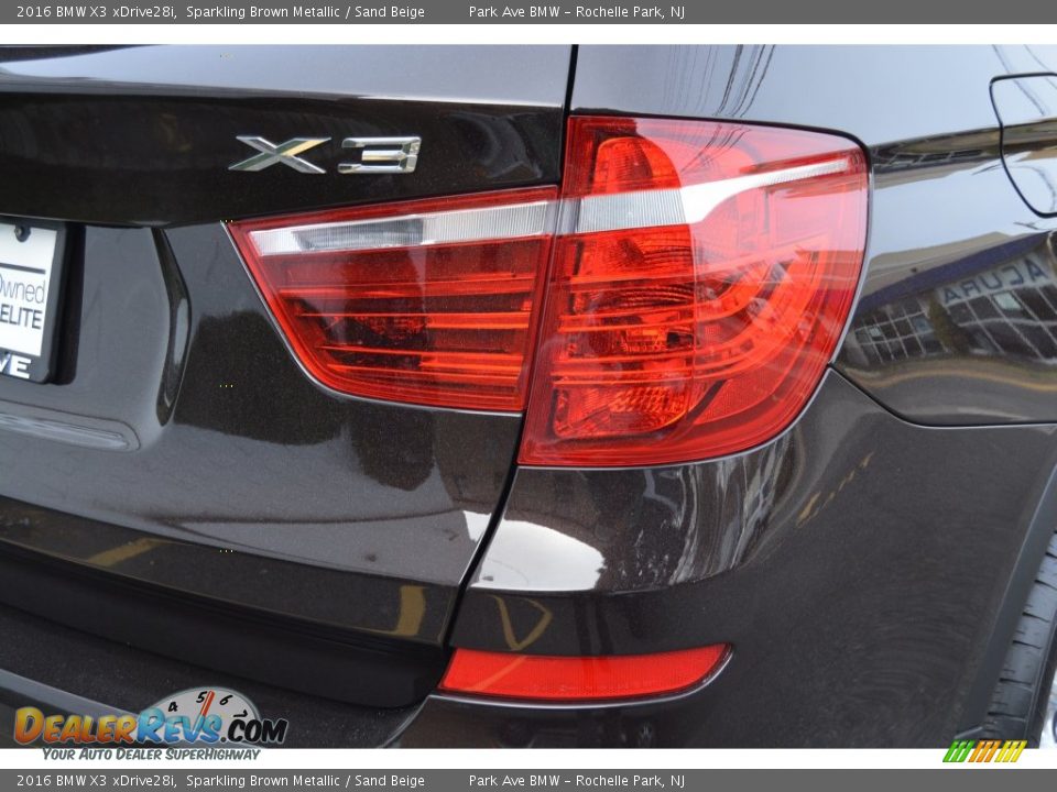 2016 BMW X3 xDrive28i Sparkling Brown Metallic / Sand Beige Photo #23