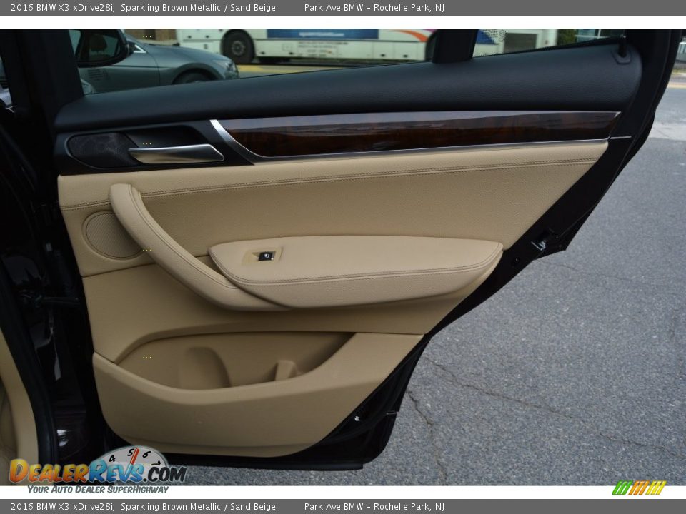 2016 BMW X3 xDrive28i Sparkling Brown Metallic / Sand Beige Photo #24
