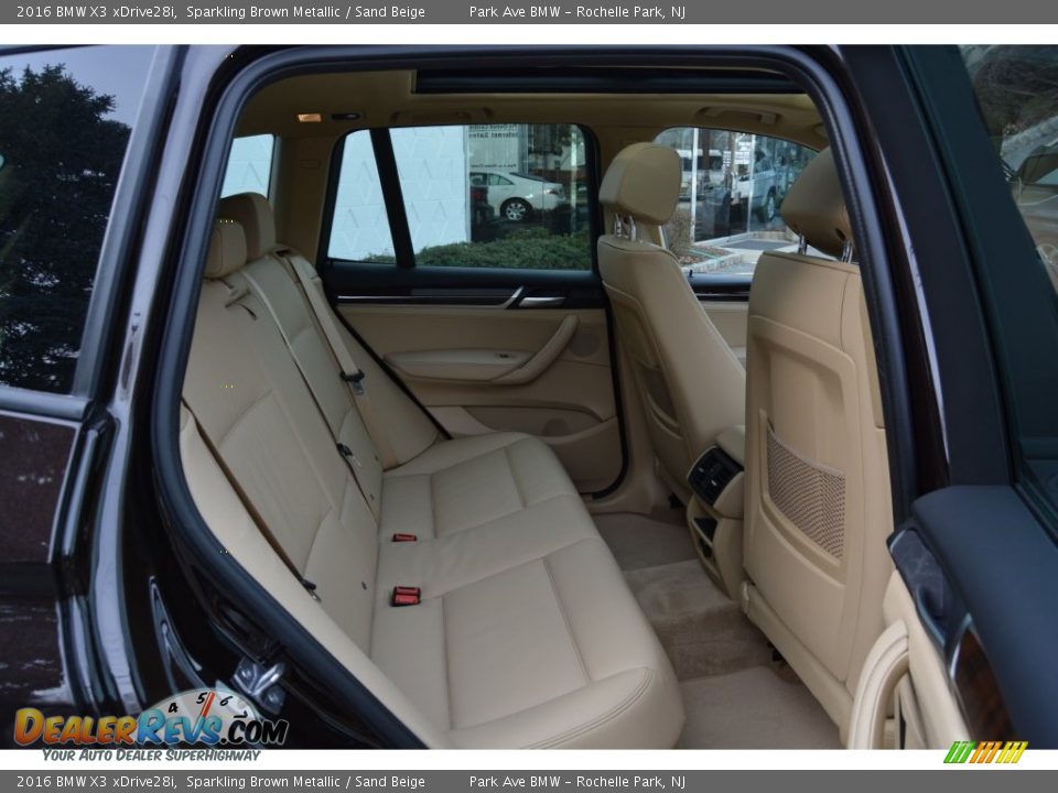 2016 BMW X3 xDrive28i Sparkling Brown Metallic / Sand Beige Photo #25