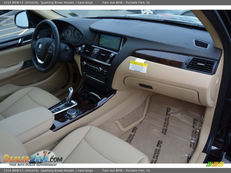 2016 BMW X3 xDrive28i Sparkling Brown Metallic / Sand Beige Photo #27