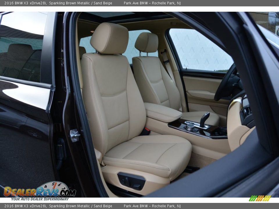 2016 BMW X3 xDrive28i Sparkling Brown Metallic / Sand Beige Photo #29