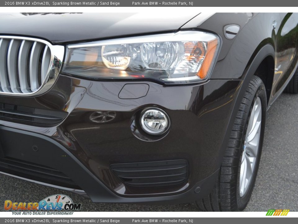 2016 BMW X3 xDrive28i Sparkling Brown Metallic / Sand Beige Photo #31
