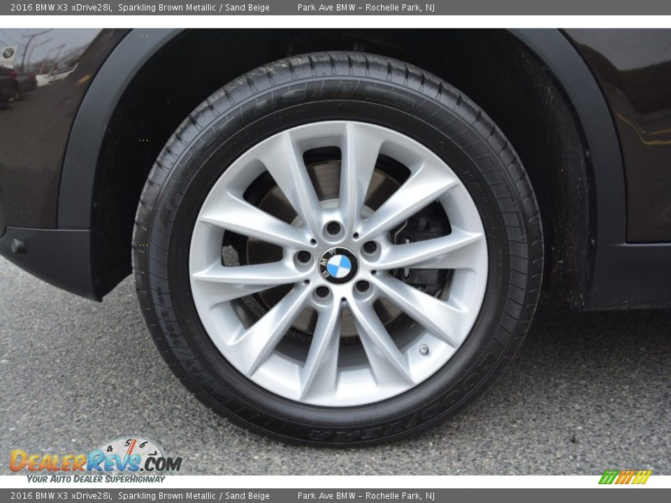 2016 BMW X3 xDrive28i Sparkling Brown Metallic / Sand Beige Photo #32