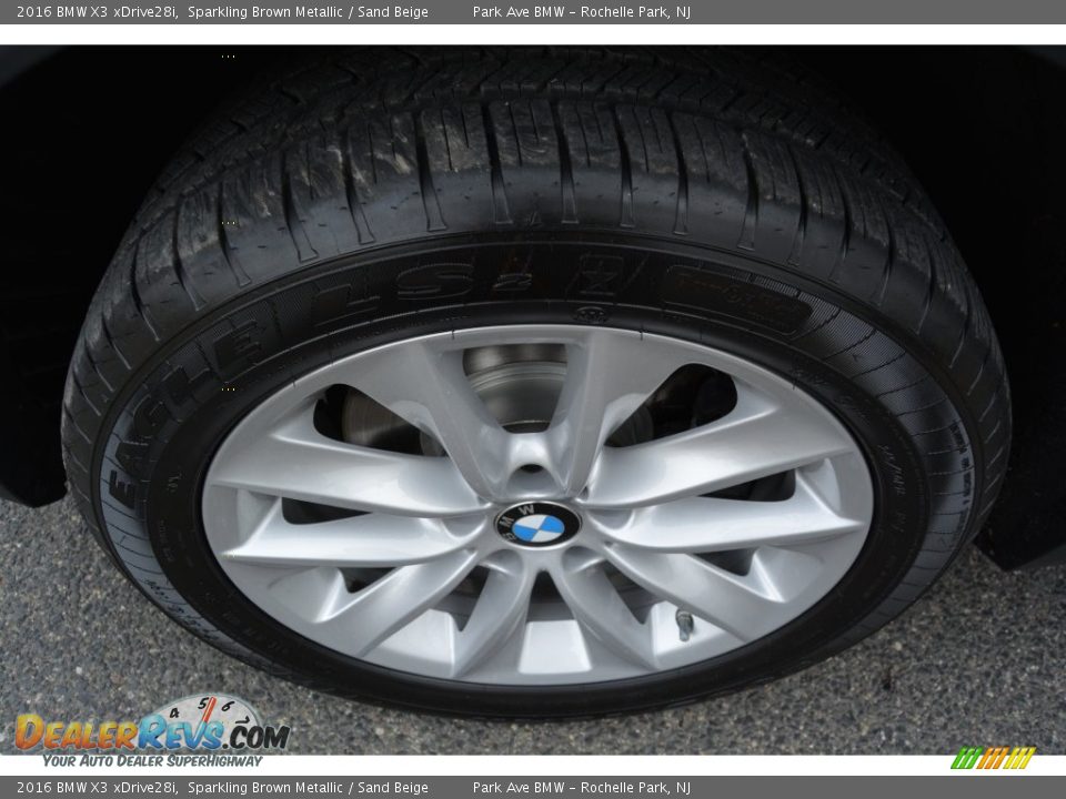 2016 BMW X3 xDrive28i Sparkling Brown Metallic / Sand Beige Photo #33