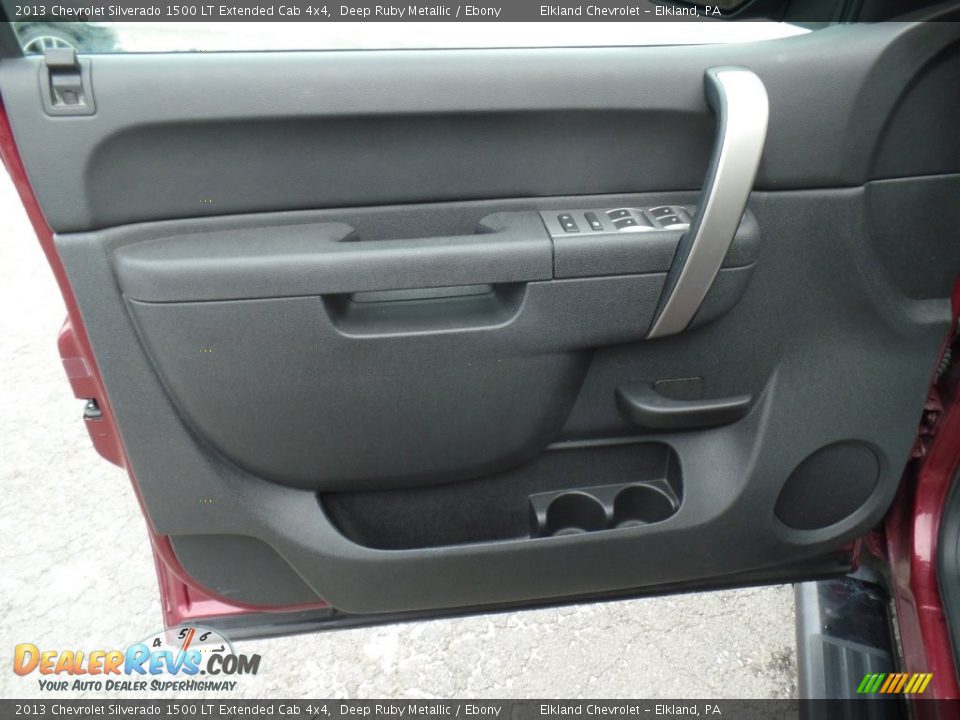2013 Chevrolet Silverado 1500 LT Extended Cab 4x4 Deep Ruby Metallic / Ebony Photo #13