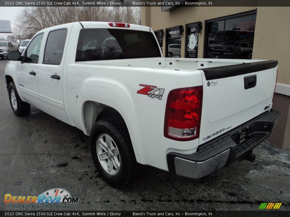 2013 GMC Sierra 1500 SLE Crew Cab 4x4 Summit White / Ebony Photo #2