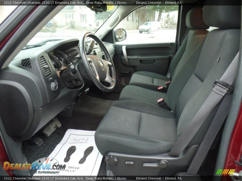 2013 Chevrolet Silverado 1500 LT Extended Cab 4x4 Deep Ruby Metallic / Ebony Photo #16