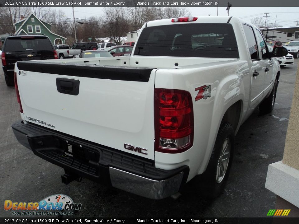 2013 GMC Sierra 1500 SLE Crew Cab 4x4 Summit White / Ebony Photo #3