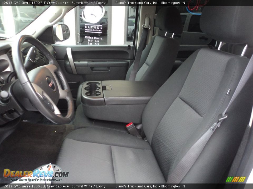 2013 GMC Sierra 1500 SLE Crew Cab 4x4 Summit White / Ebony Photo #5