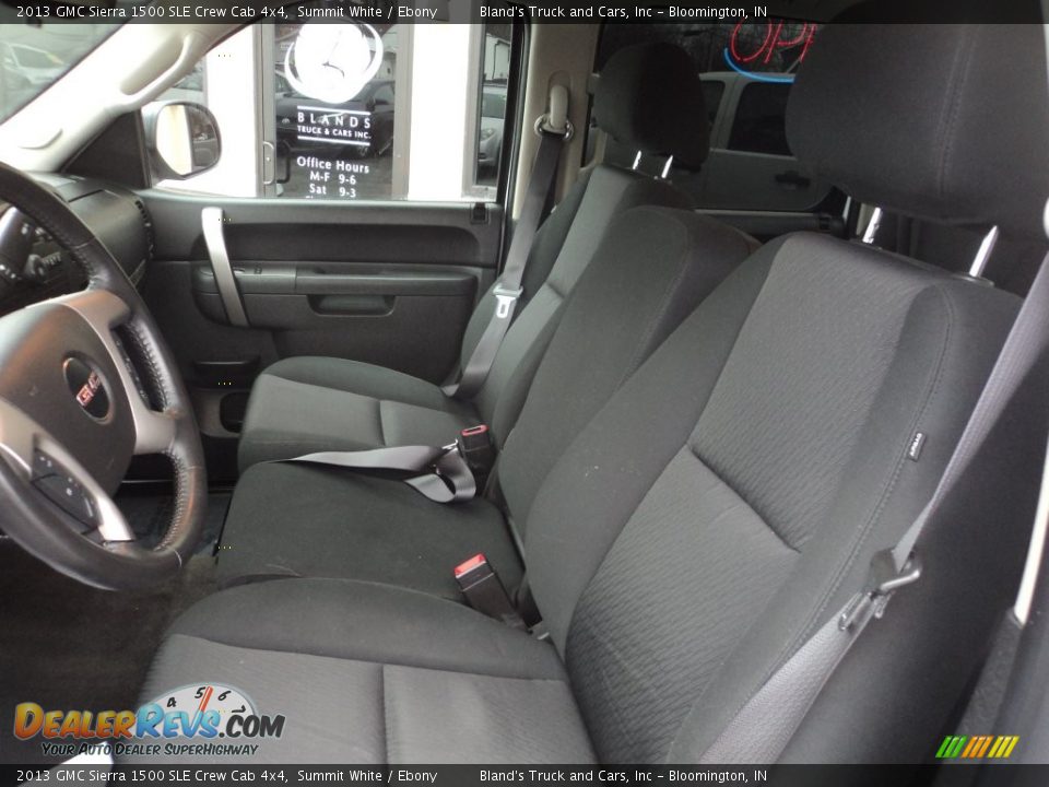 2013 GMC Sierra 1500 SLE Crew Cab 4x4 Summit White / Ebony Photo #8