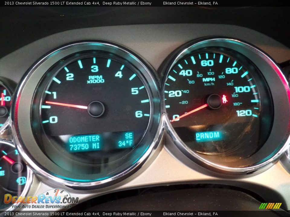 2013 Chevrolet Silverado 1500 LT Extended Cab 4x4 Deep Ruby Metallic / Ebony Photo #23