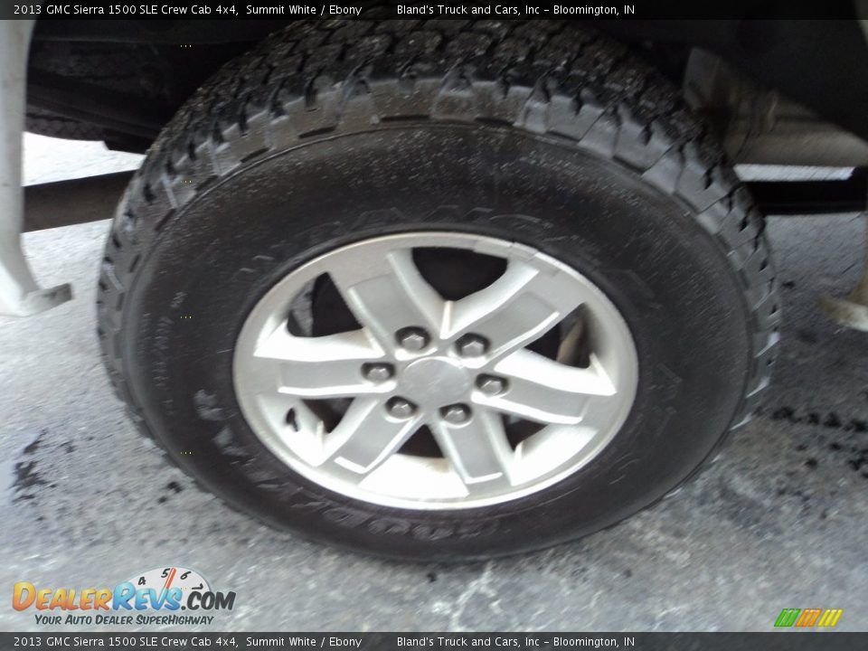 2013 GMC Sierra 1500 SLE Crew Cab 4x4 Summit White / Ebony Photo #24
