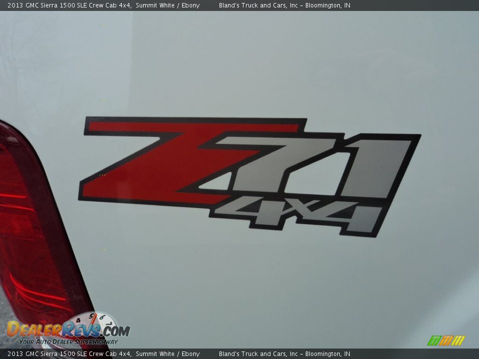 2013 GMC Sierra 1500 SLE Crew Cab 4x4 Summit White / Ebony Photo #25
