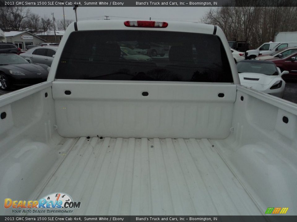 2013 GMC Sierra 1500 SLE Crew Cab 4x4 Summit White / Ebony Photo #28