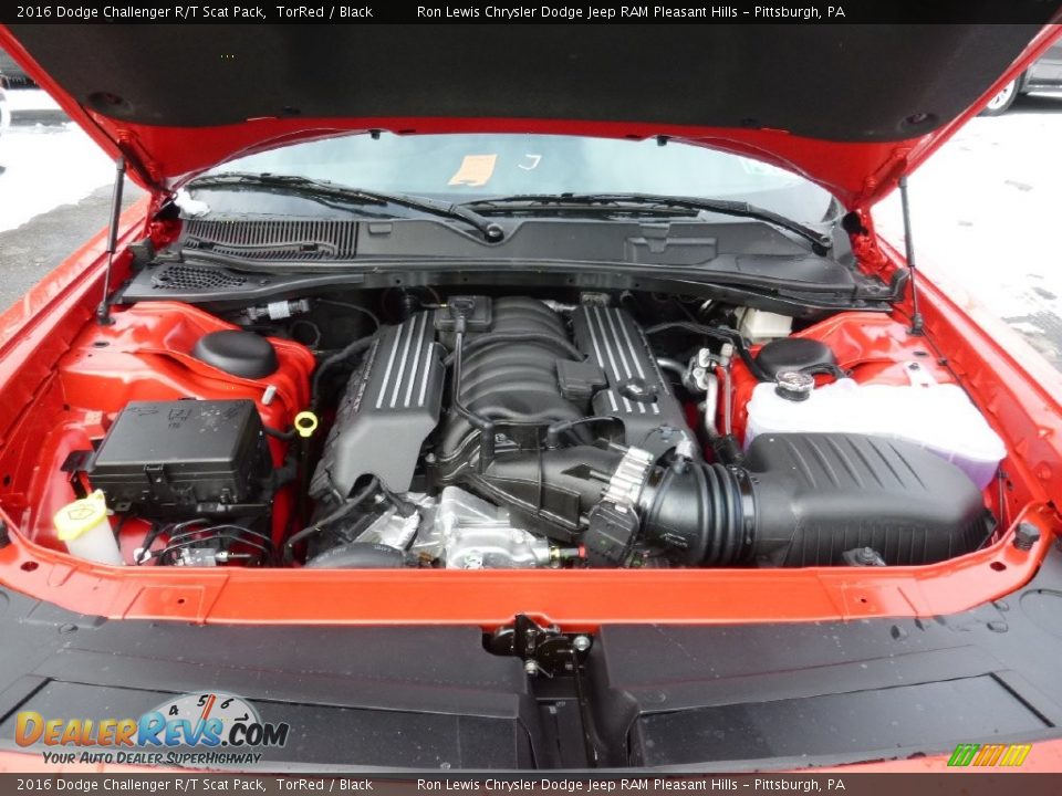 2016 Dodge Challenger R/T Scat Pack 6.4 Liter SRT HEMI OHV 16-Valve VVT V8 Engine Photo #20