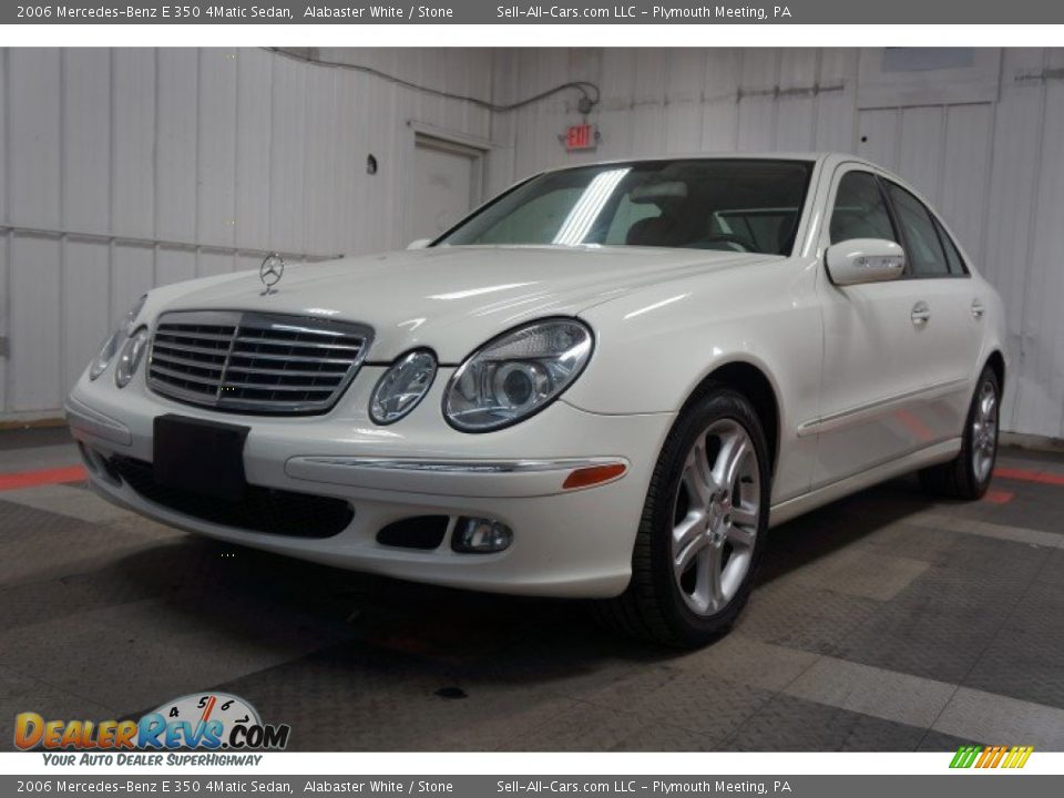 2006 Mercedes-Benz E 350 4Matic Sedan Alabaster White / Stone Photo #3