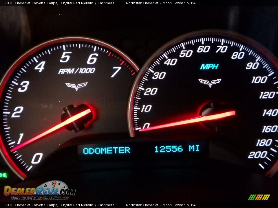 2010 Chevrolet Corvette Coupe Crystal Red Metallic / Cashmere Photo #30