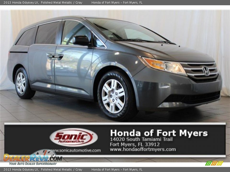 2013 Honda Odyssey LX Polished Metal Metallic / Gray Photo #1
