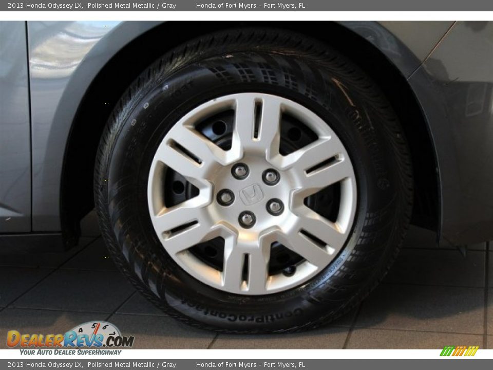 2013 Honda Odyssey LX Polished Metal Metallic / Gray Photo #2
