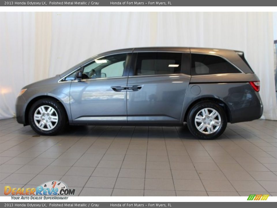 2013 Honda Odyssey LX Polished Metal Metallic / Gray Photo #5