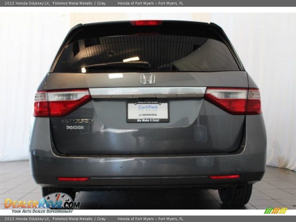 2013 Honda Odyssey LX Polished Metal Metallic / Gray Photo #6