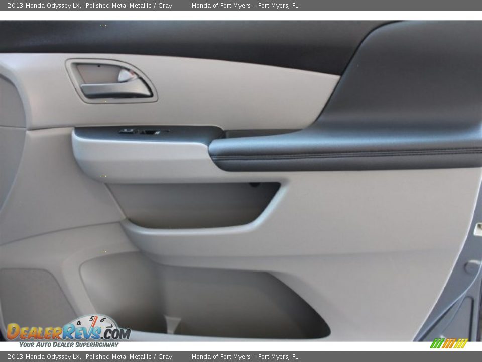 2013 Honda Odyssey LX Polished Metal Metallic / Gray Photo #26
