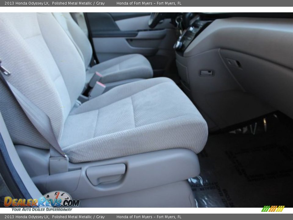 2013 Honda Odyssey LX Polished Metal Metallic / Gray Photo #27