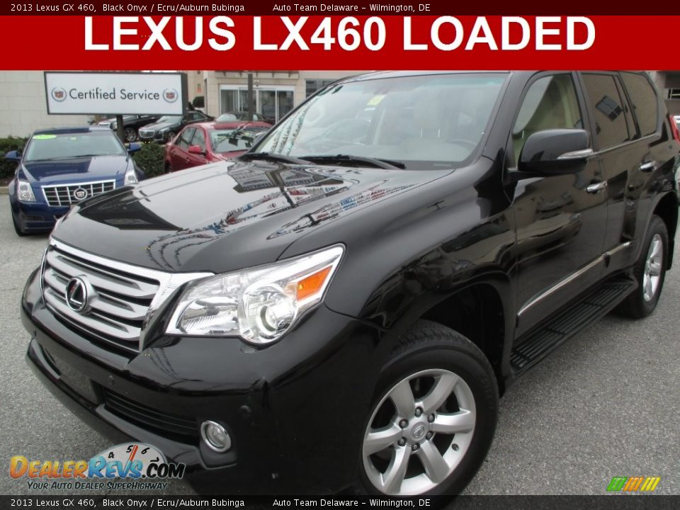 2013 Lexus GX 460 Black Onyx / Ecru/Auburn Bubinga Photo #1