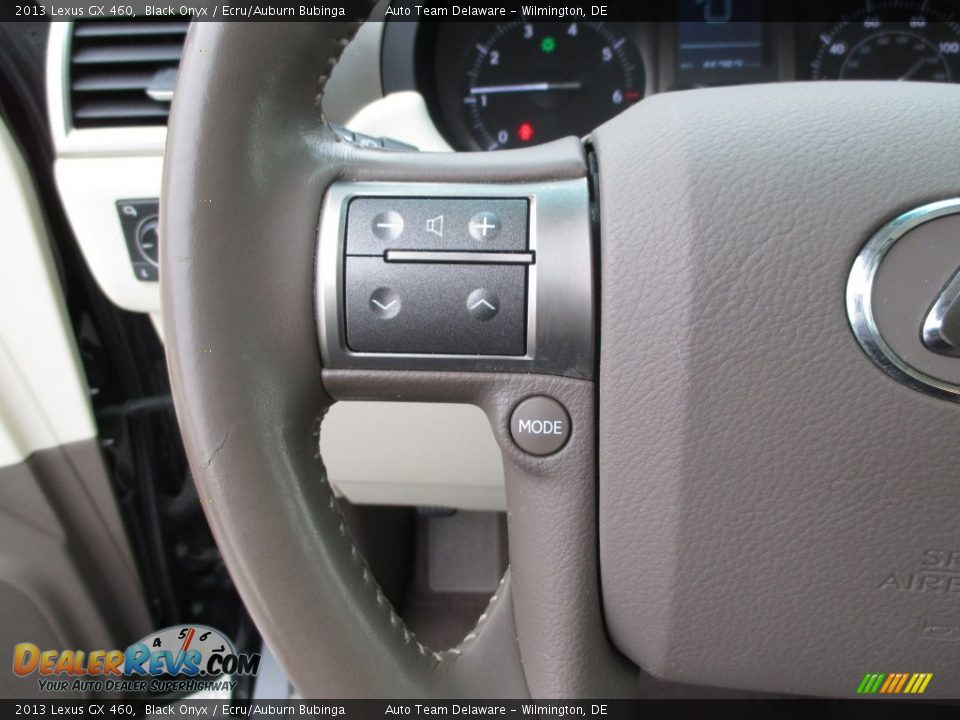 2013 Lexus GX 460 Black Onyx / Ecru/Auburn Bubinga Photo #14