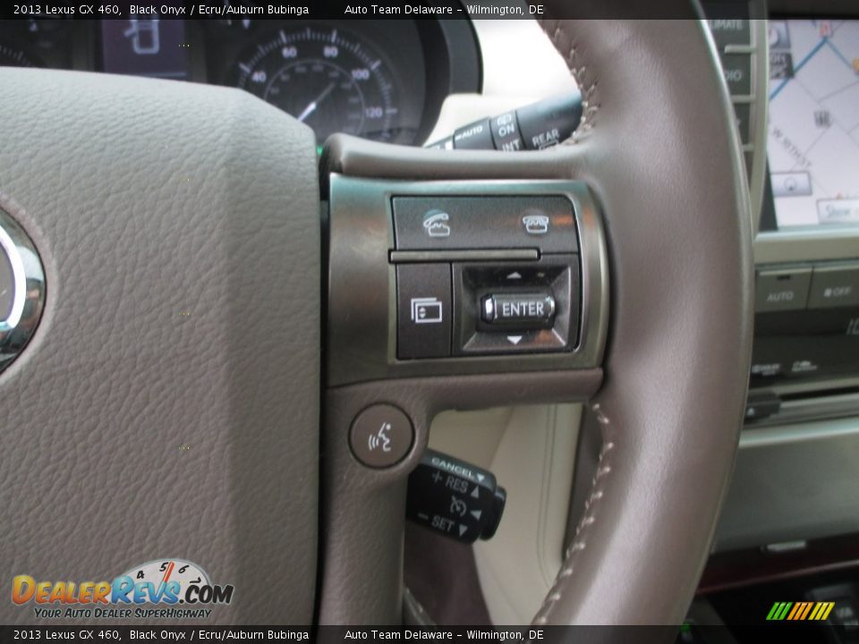 2013 Lexus GX 460 Black Onyx / Ecru/Auburn Bubinga Photo #15